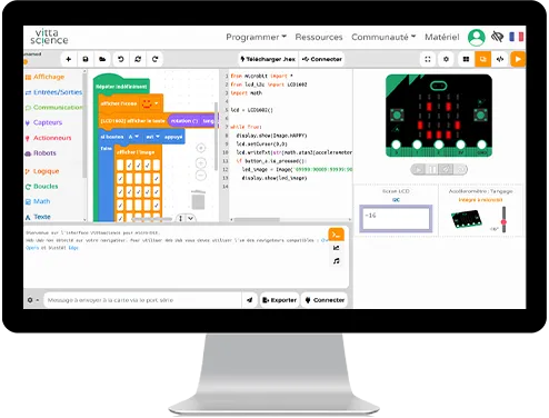 Vittascience — Online Programming with Arduino, micro:bit and STM32